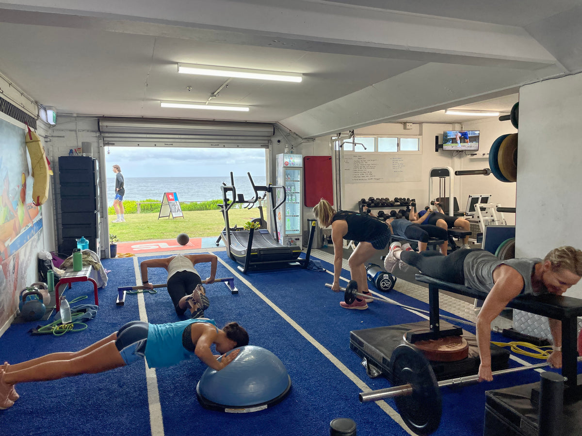 Adults training together at the SportSpeed gym in Narrabeen